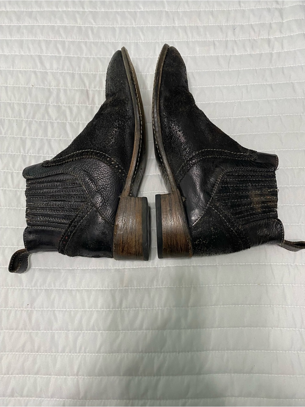 Bed Stu Ellice Chelsea Brown Ankle Boots Women’s Size 7.5 - Picture 8 of 12